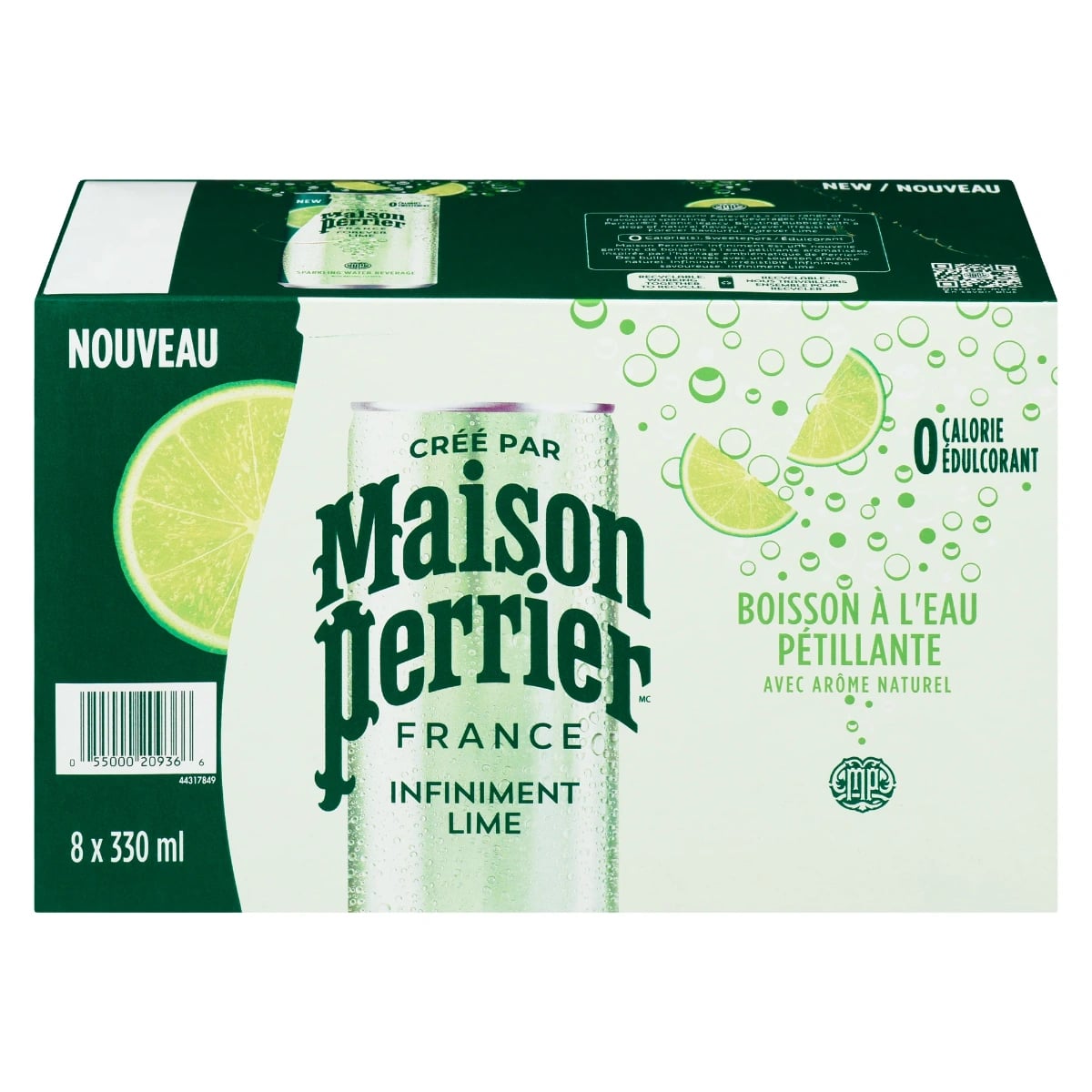 MAISON PERRIER LIME 8PK 330ML