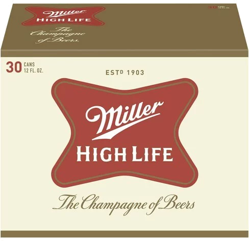 MILLER HIGH LIFE 30PK CAN 12 OZ