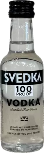 SVEDKA 100 PROOF VODKA 50ML