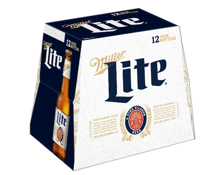 MILLER LITE 12PK BOTTLE 12 OZ