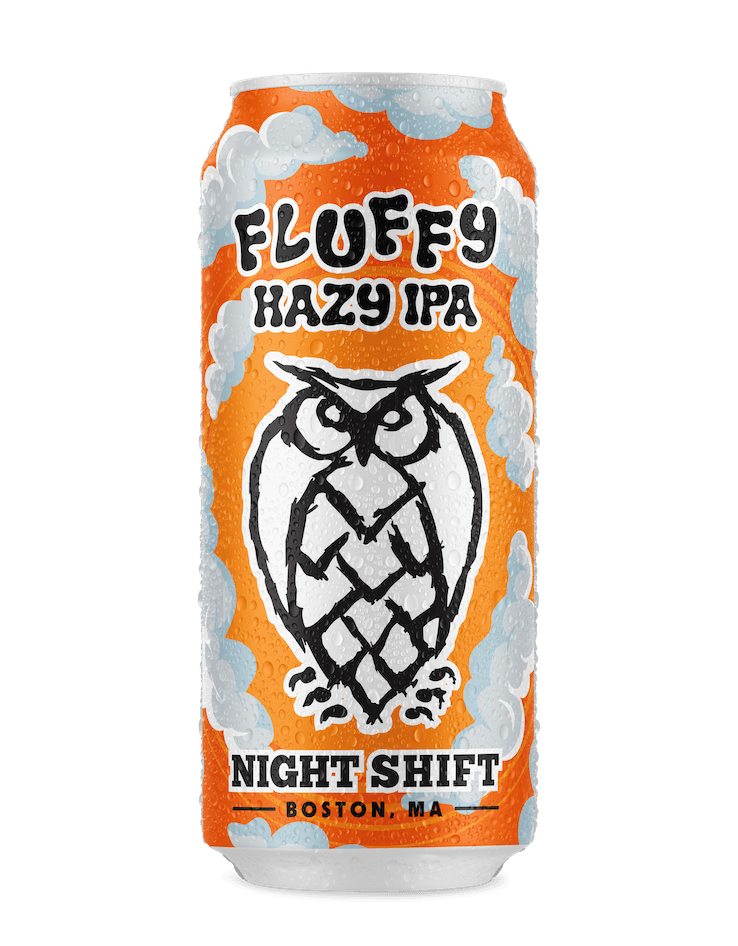 NIGHT SHIFT FLUFFY 4 PK CAN 16 OZ