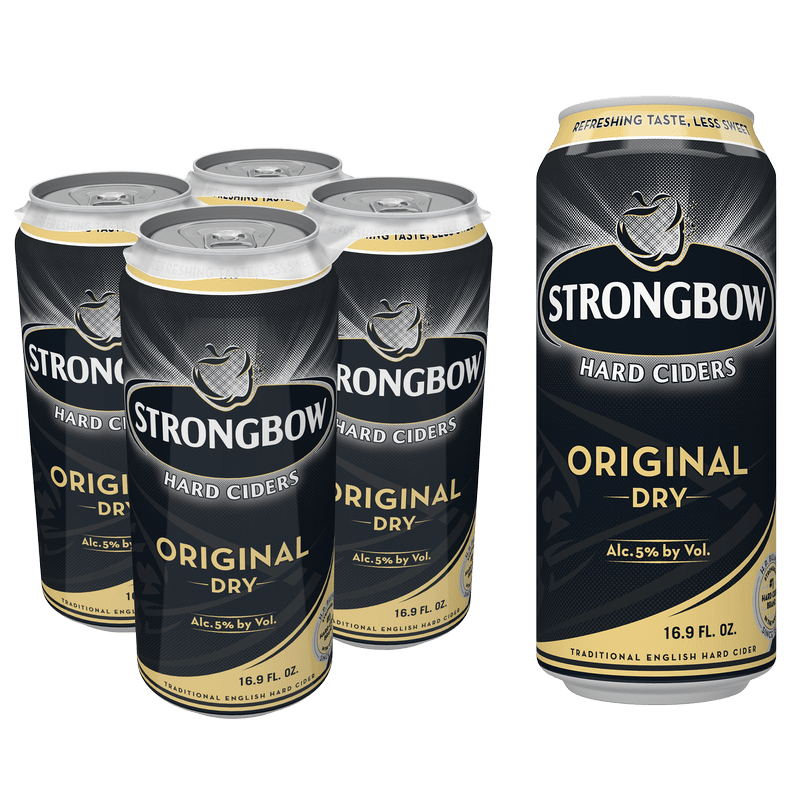 STRONGBOW HARD CIDER CAN 4PK 16.9OZ