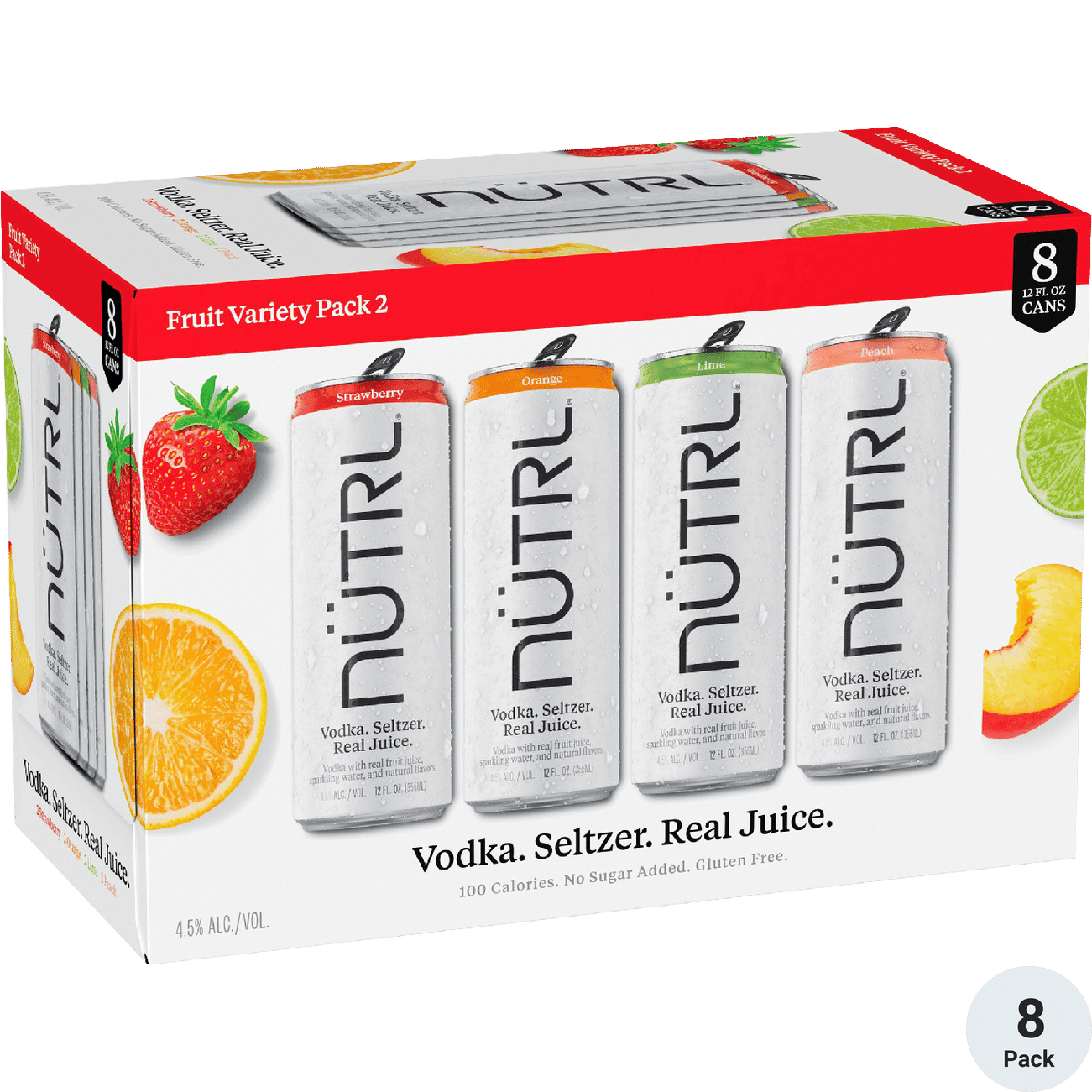 NUTRL FRUIT VARIETY #2 8PK 12OZ