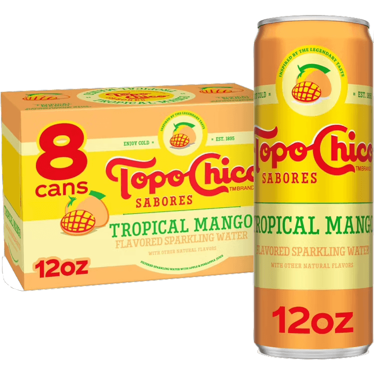 TOPO CHICO TROPICAL MANGO  8PK 12 OZ
