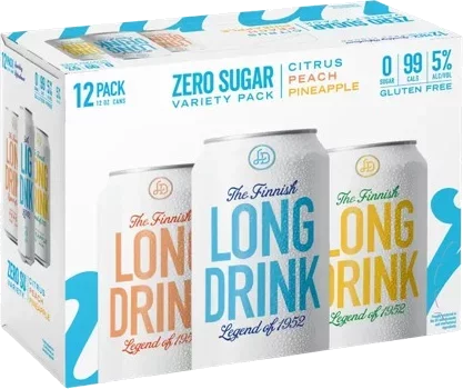 LONG DRINK ZERO SUGAR VARIETY 12PK 12OZ