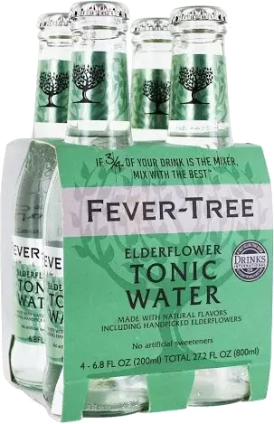 FEVER TREE ELDERFLOWER 4PK 6.8 OZ