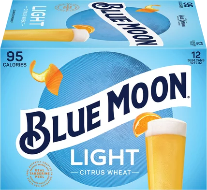 BLUE MOON LIGHT 12 CANS 12 OZ