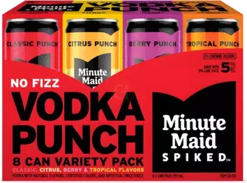 MIN MAID PUNCH VARIETY 8PK 355ML