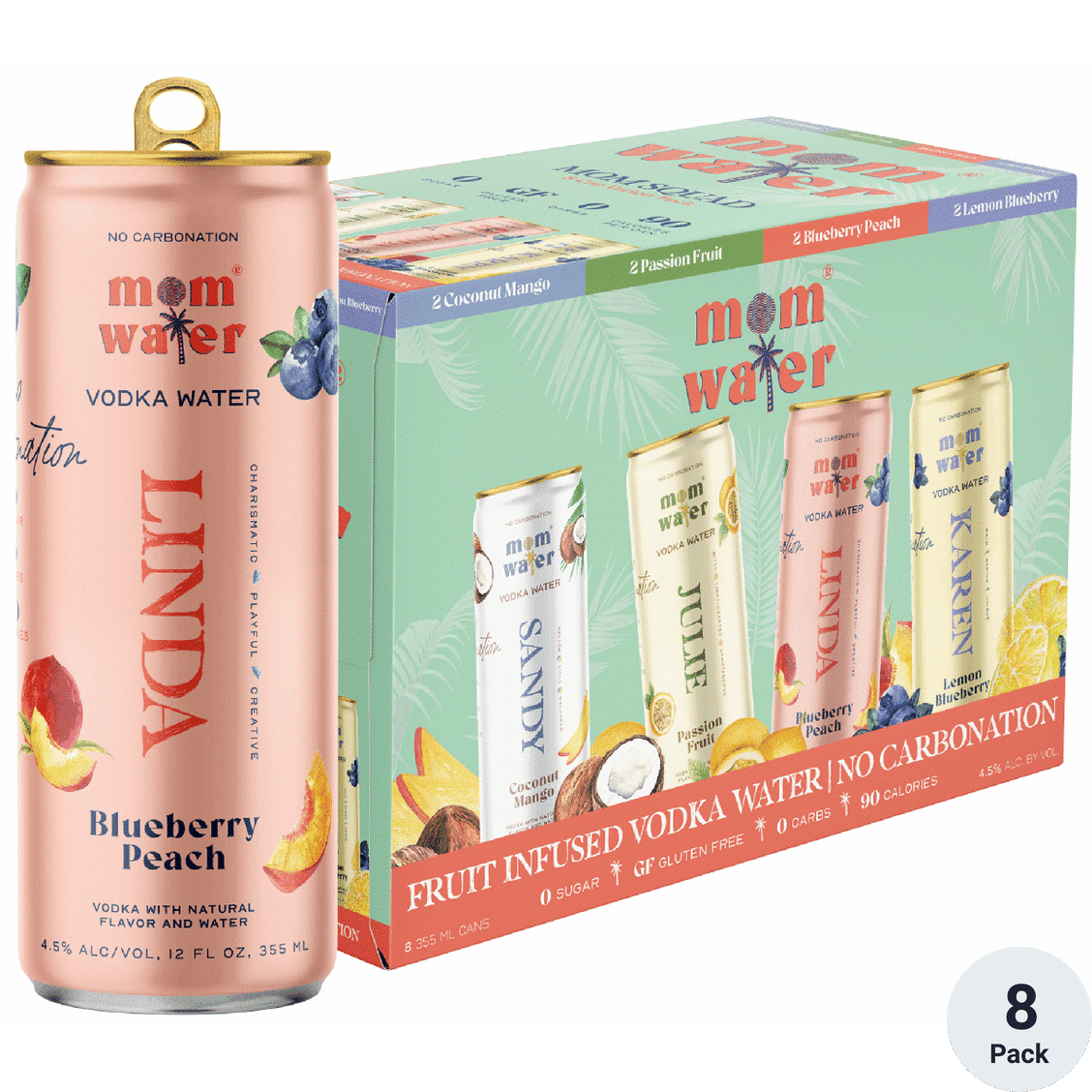 MOM WATER SQUAD VERIETY 8PK 12OZ