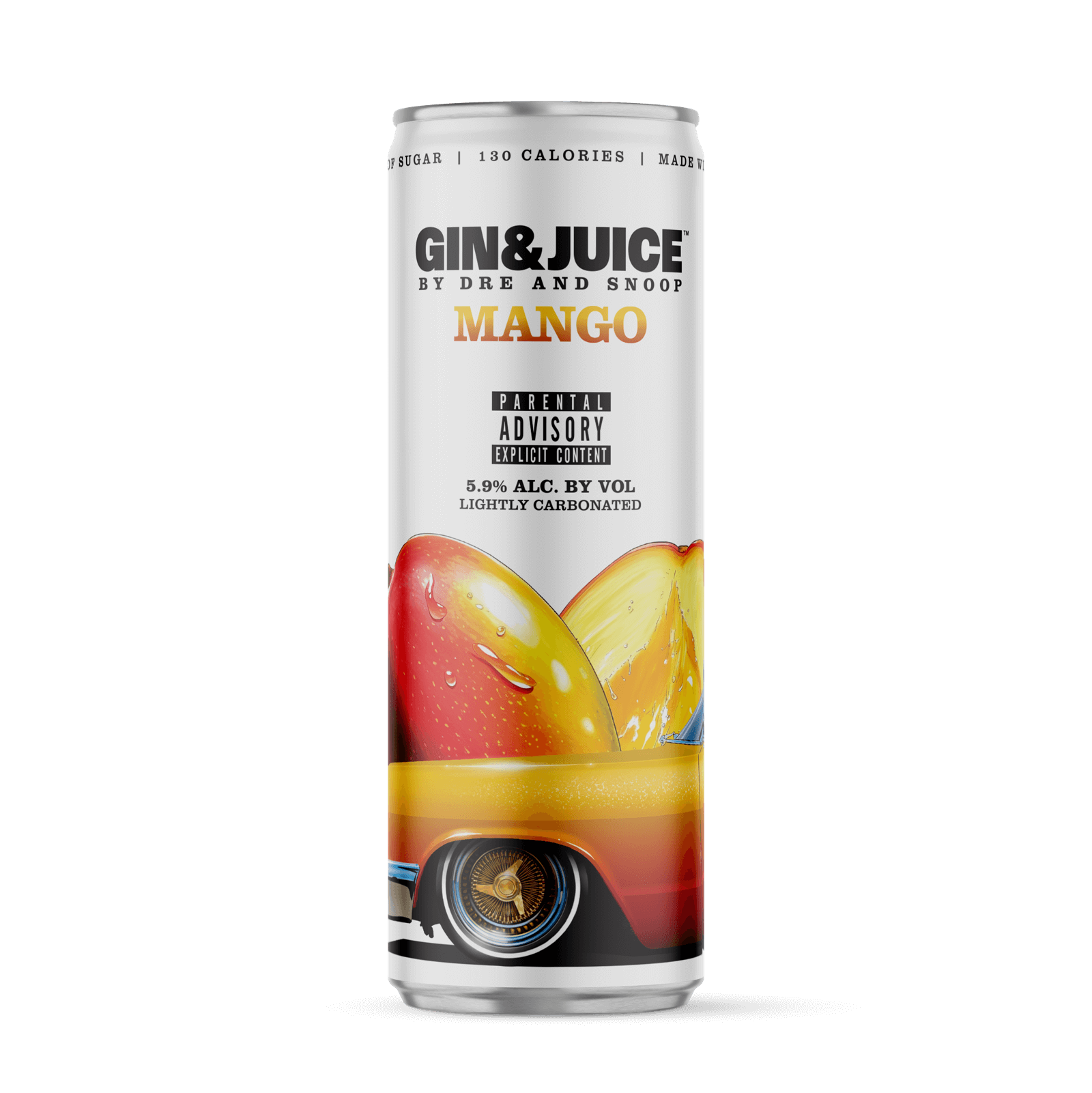 GIN AND JUICE MANGO 355ML 4 PACK