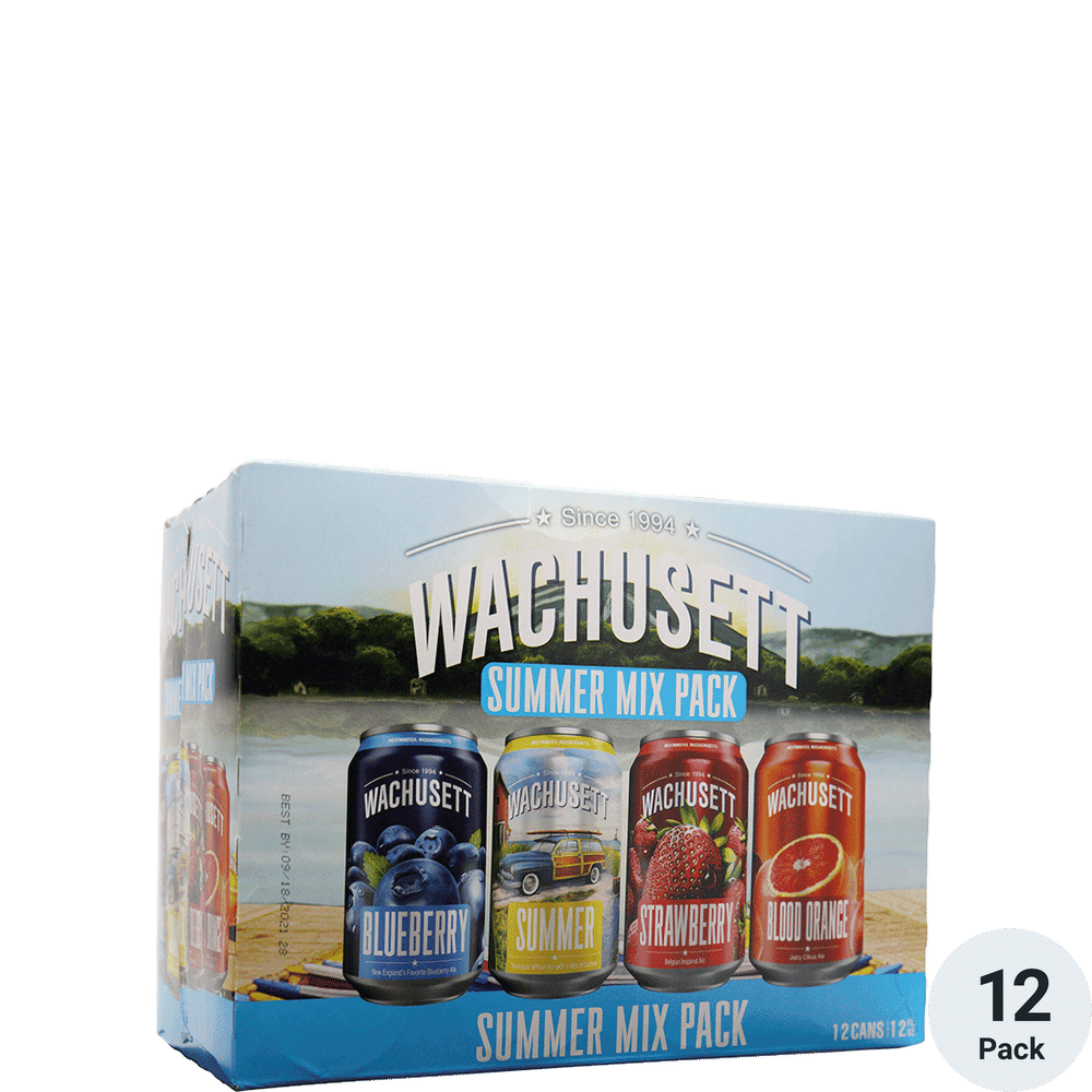 WACHUSETT SUMMER VARIETY 12PK 12 OZ