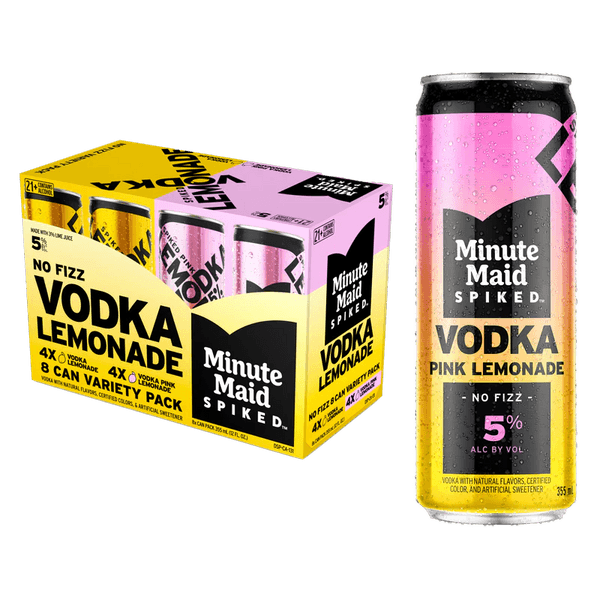 MIN MAID LEMONADE VARIETY 8PK 355ML