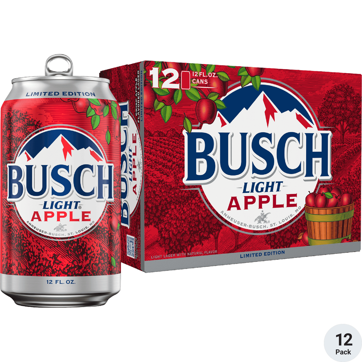 BUSCH LIGHT APPLE 12PK 12 OZ
