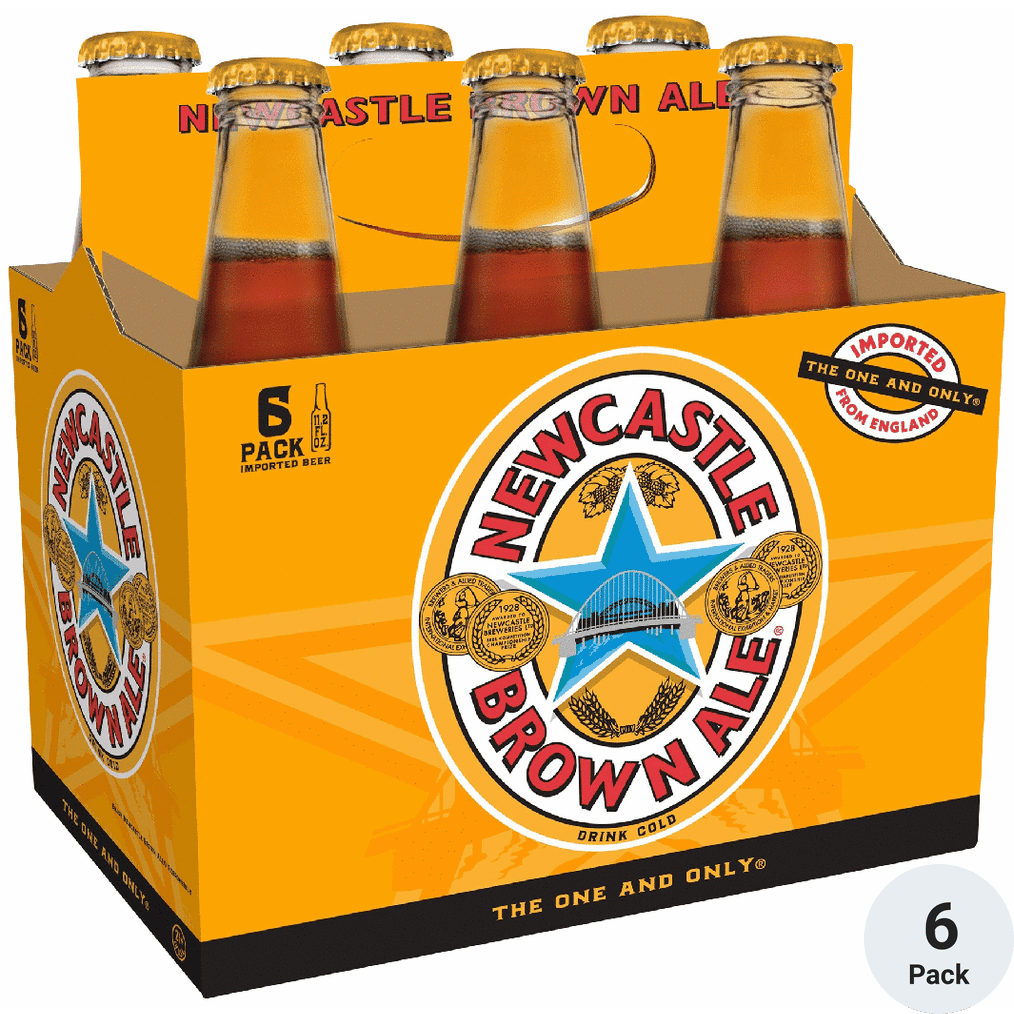 NEWCASTLE BROWN ALE 6 PACK 11.2 OZ