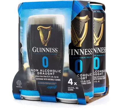 GUINNESS ZERO N/A 4PK 14.9 OZ