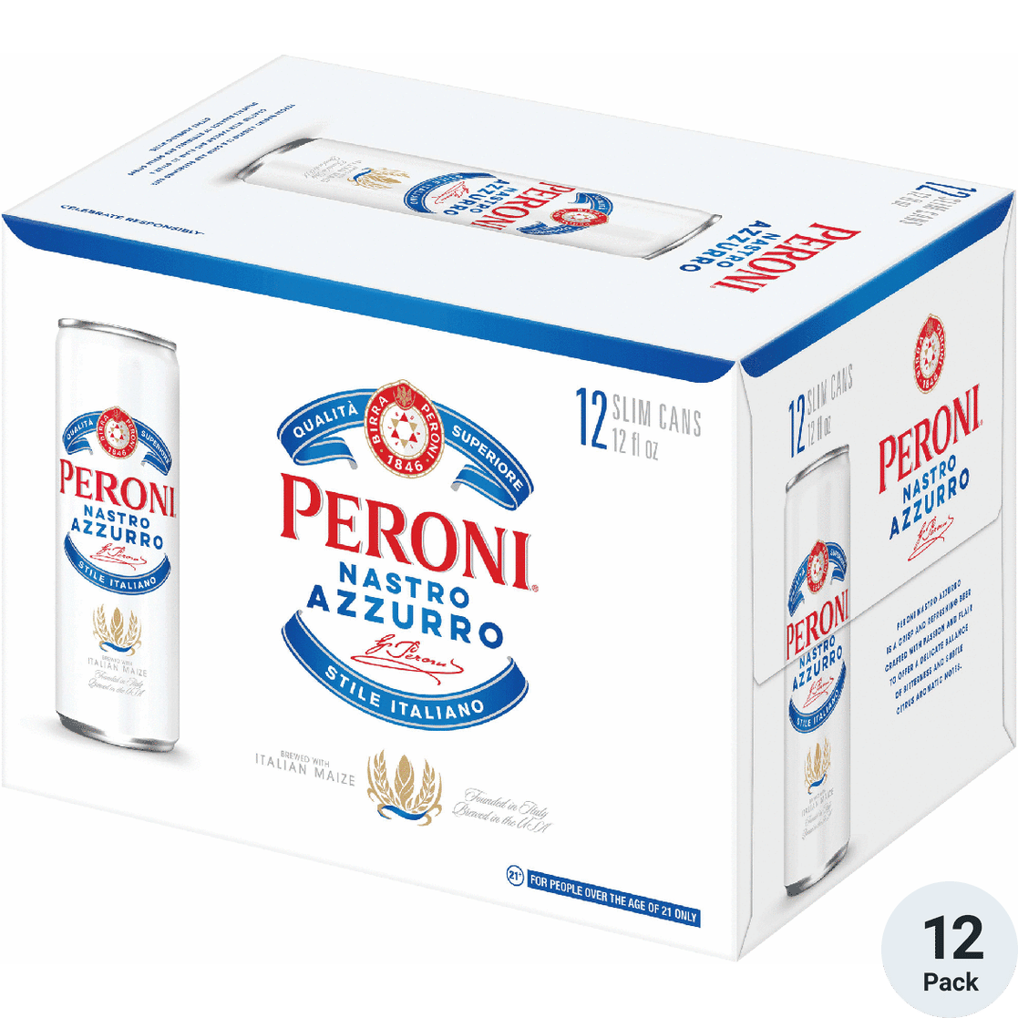 PERONI 12PK CAN 12OZ