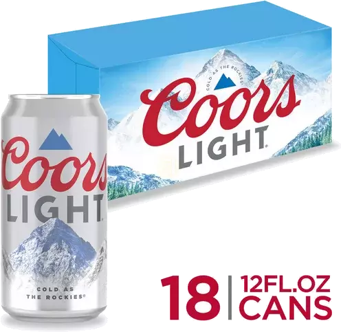 COORS LT 18 PACK CANS 12 OZ