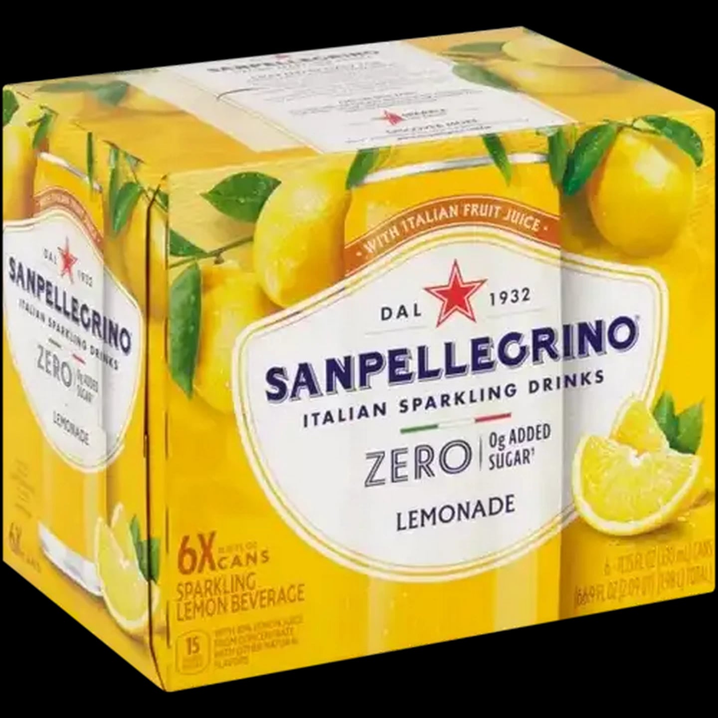SAN PELL SP ZERO LEMONADE 6PK 330ML
