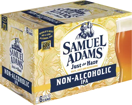 SAM ADAMS N/A JUST THE HAZE IPA 6PK CAN 12 OZ