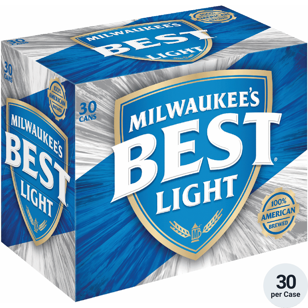 MILW.BEST LIGHT 12OZ CAN 30PK