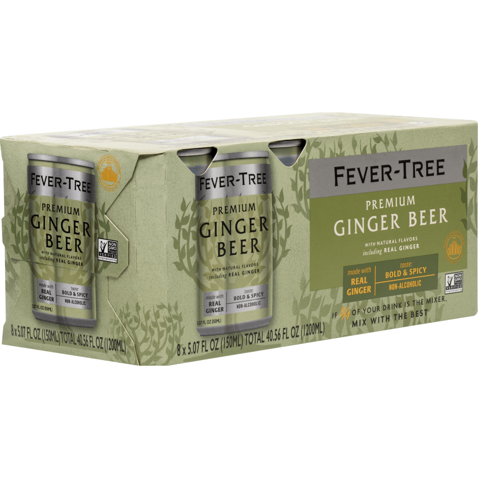 FEVER TREE GINGER BEER 6PK CAN 5.7OZ